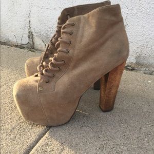 Jeffrey Campbell lita suede booties